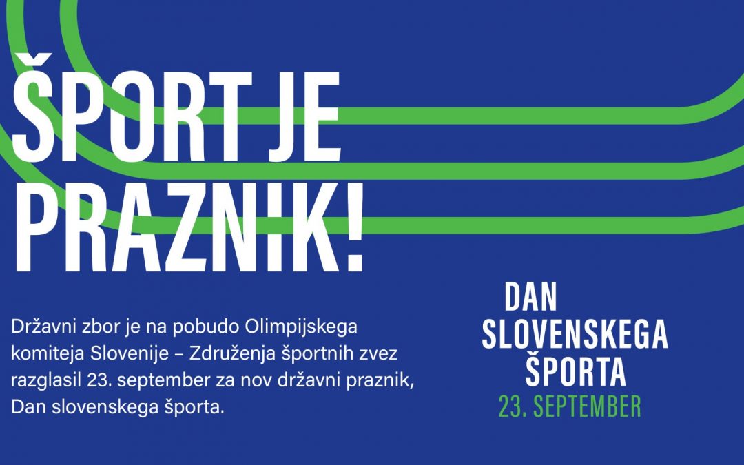 23. september – Dan slovenskega športa